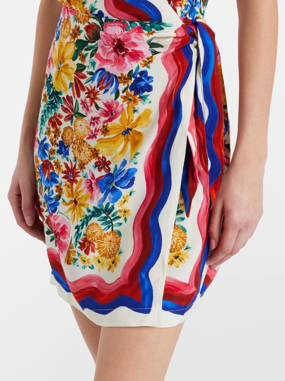 Farm Rio: FLORALINE MINI DRESS - Picture 12 of 14